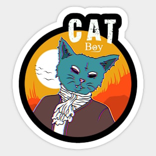 CAT BOY, Band merchandise, Cat Design Sticker